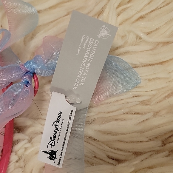 Disney Parks Princess Metal Ornament  Pink & Gold - Picture 8 of 9